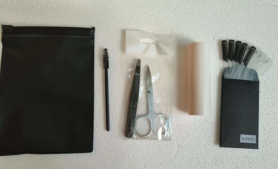 Logo Eyebrow Stamp Stencil Kit su ordinazione con le pinzette