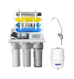 Amichevole eco- di tensione del sistema 220v di filtrazione dell'acqua di osmosi inversa della fase della plastica 7